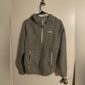 The North Face hooded fleece women’s large